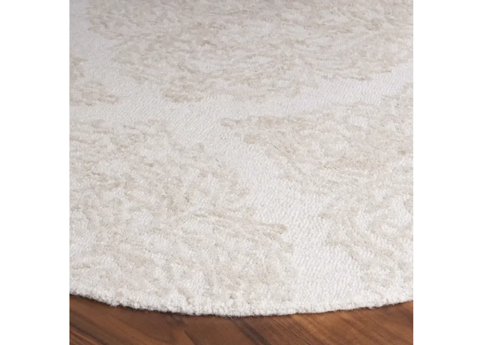 MSR ABSTRACT IVORY  6' x 6' Round Round Rug