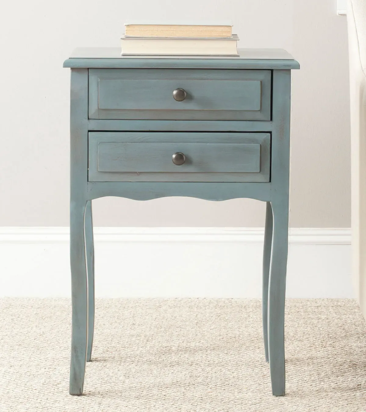 LORI END TABLE WITH STORAGE DRAWERS 