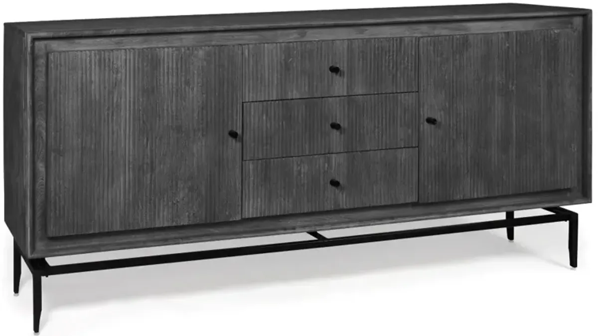 Camilo 3-Door Wood 69" Sideboard