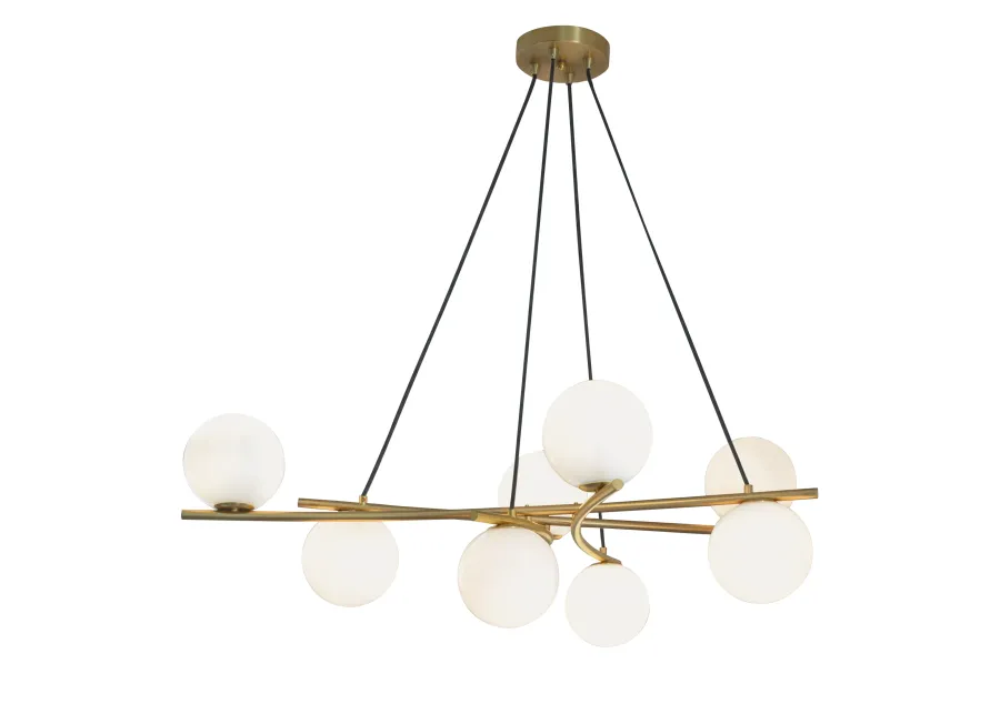 Perch Pendant Light - Satin Brass