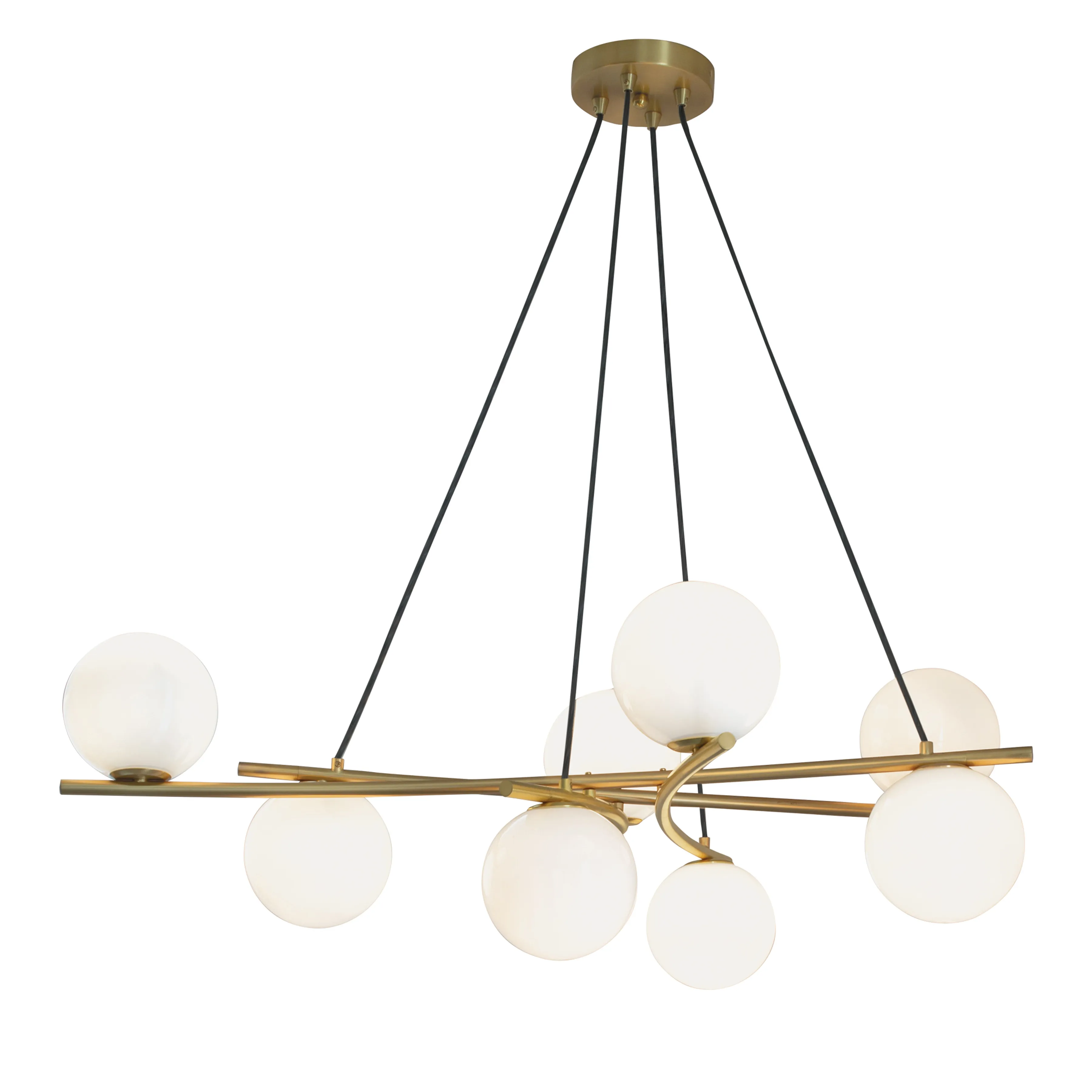 Perch Pendant Light - Satin Brass