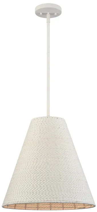 Sophie 16'' Wide 1-Light Pendant - White Coral