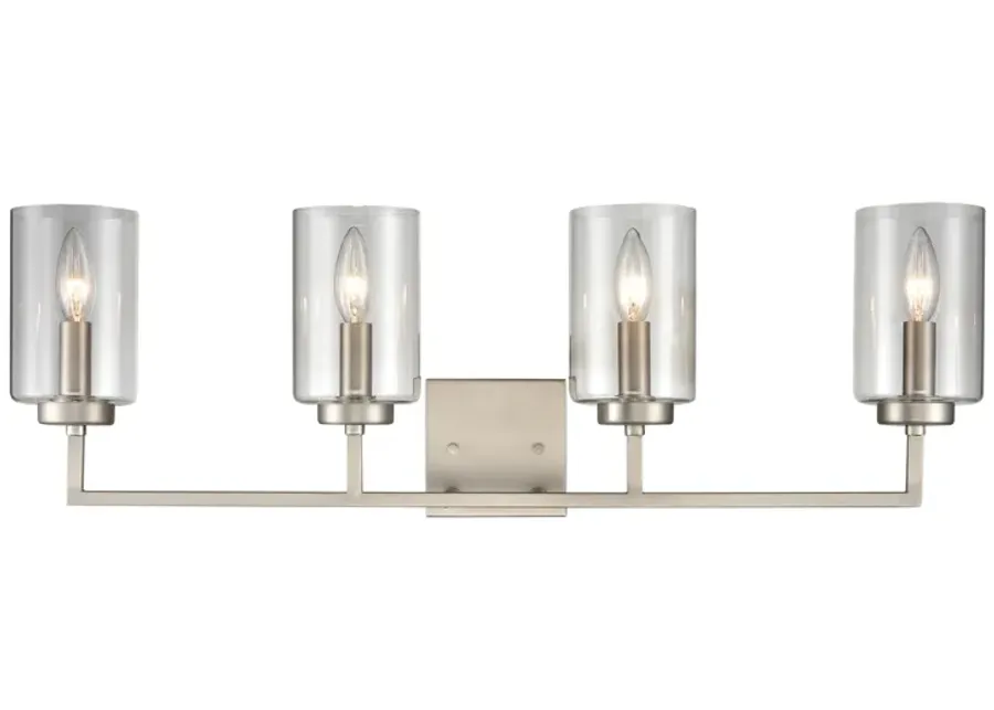 West End 29.75" Wide 4-Light Vanity Light - Brushed Nickel