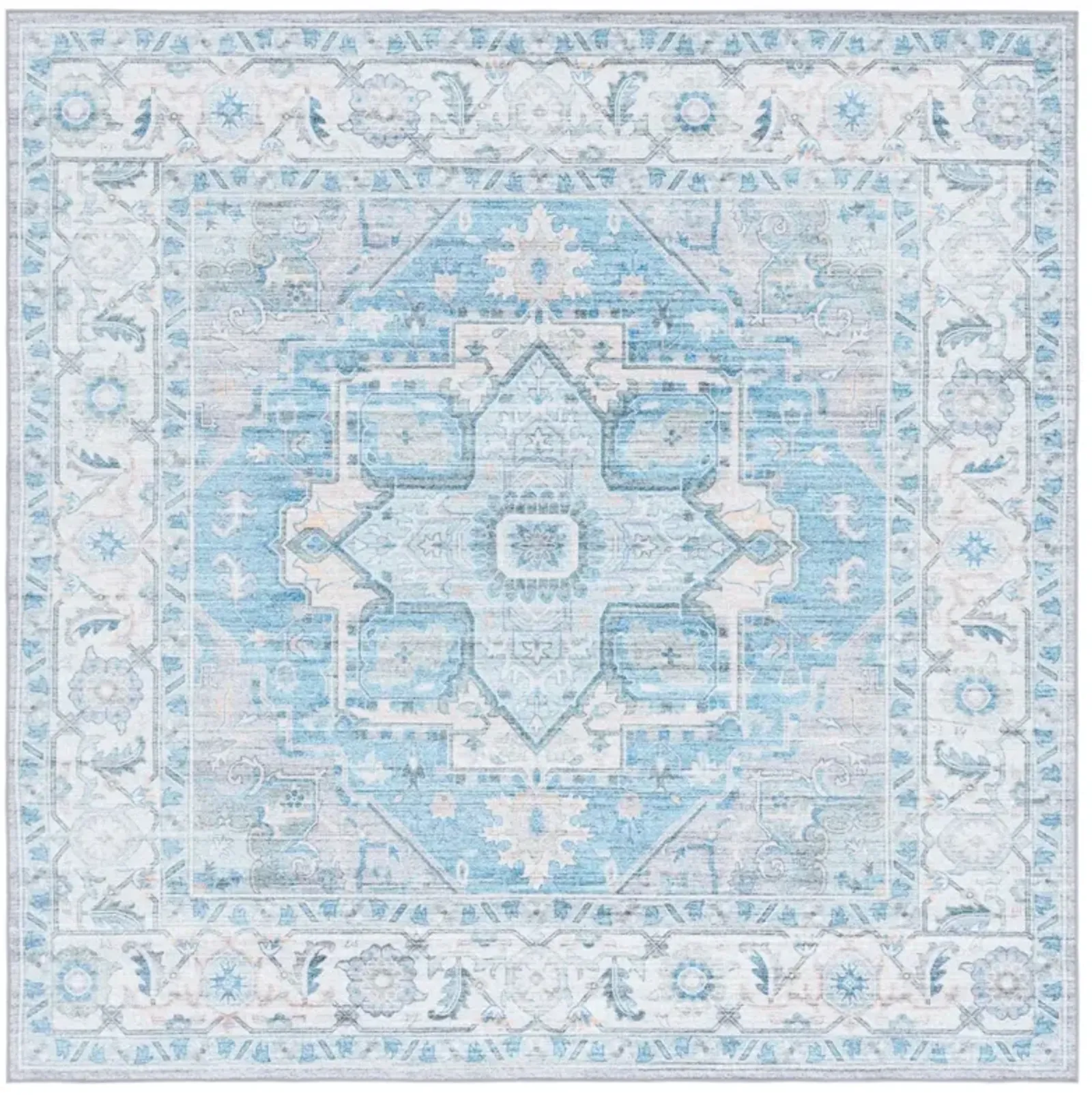 ARIZONA 913 GREY  6' x 6' Square Square Rug