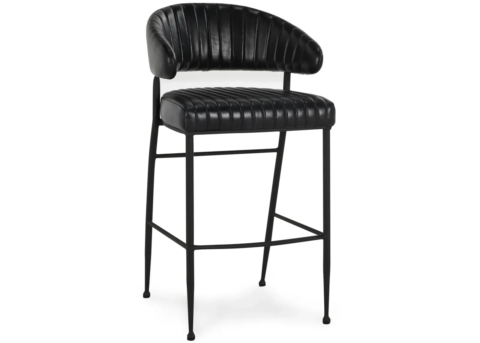 Umbria 30" Bar Stool Jet Black