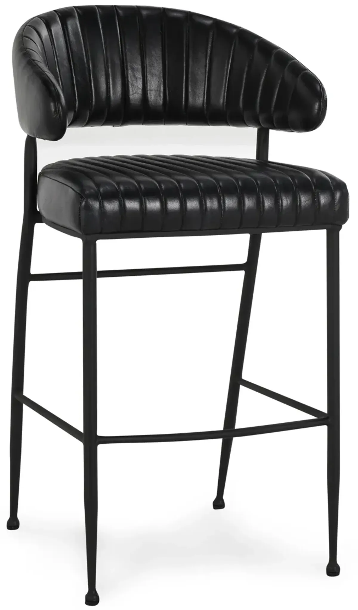 Umbria 30" Bar Stool Jet Black