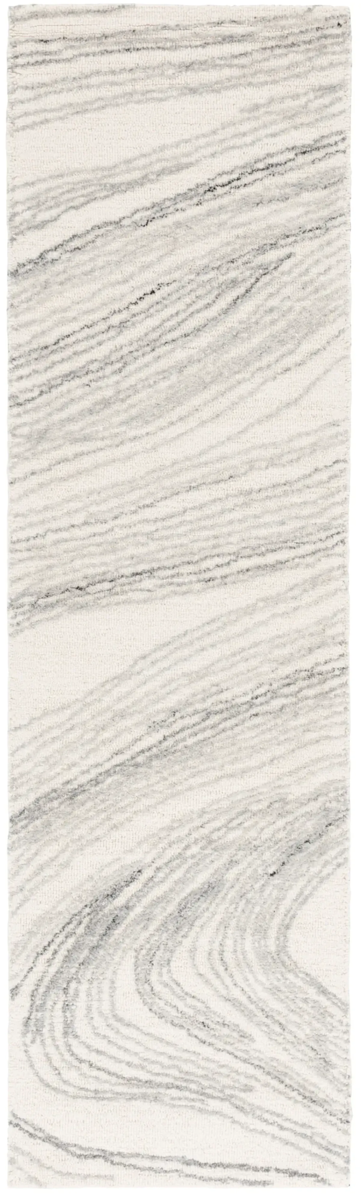 EBONY 551 IVORY  2'-3' x 8' Runner Rug