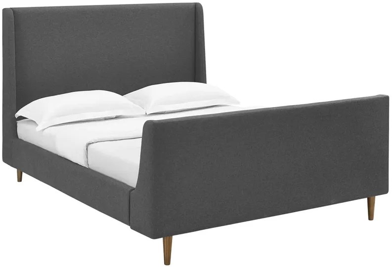 Aubree Sleigh Platform Bed