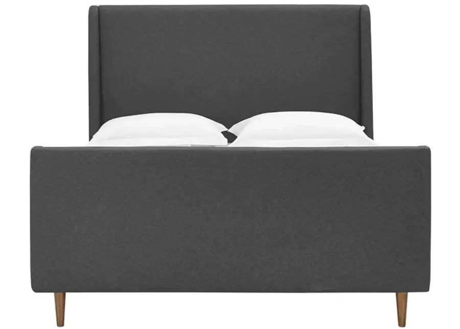 Aubree Sleigh Platform Bed