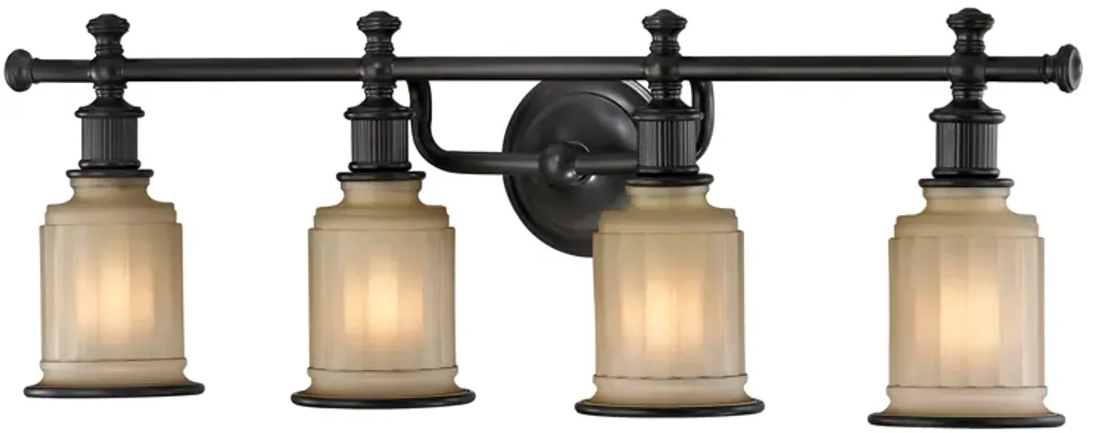 Acadia 30'' Wide 4-Light Vanity Light - Oiled Bronze