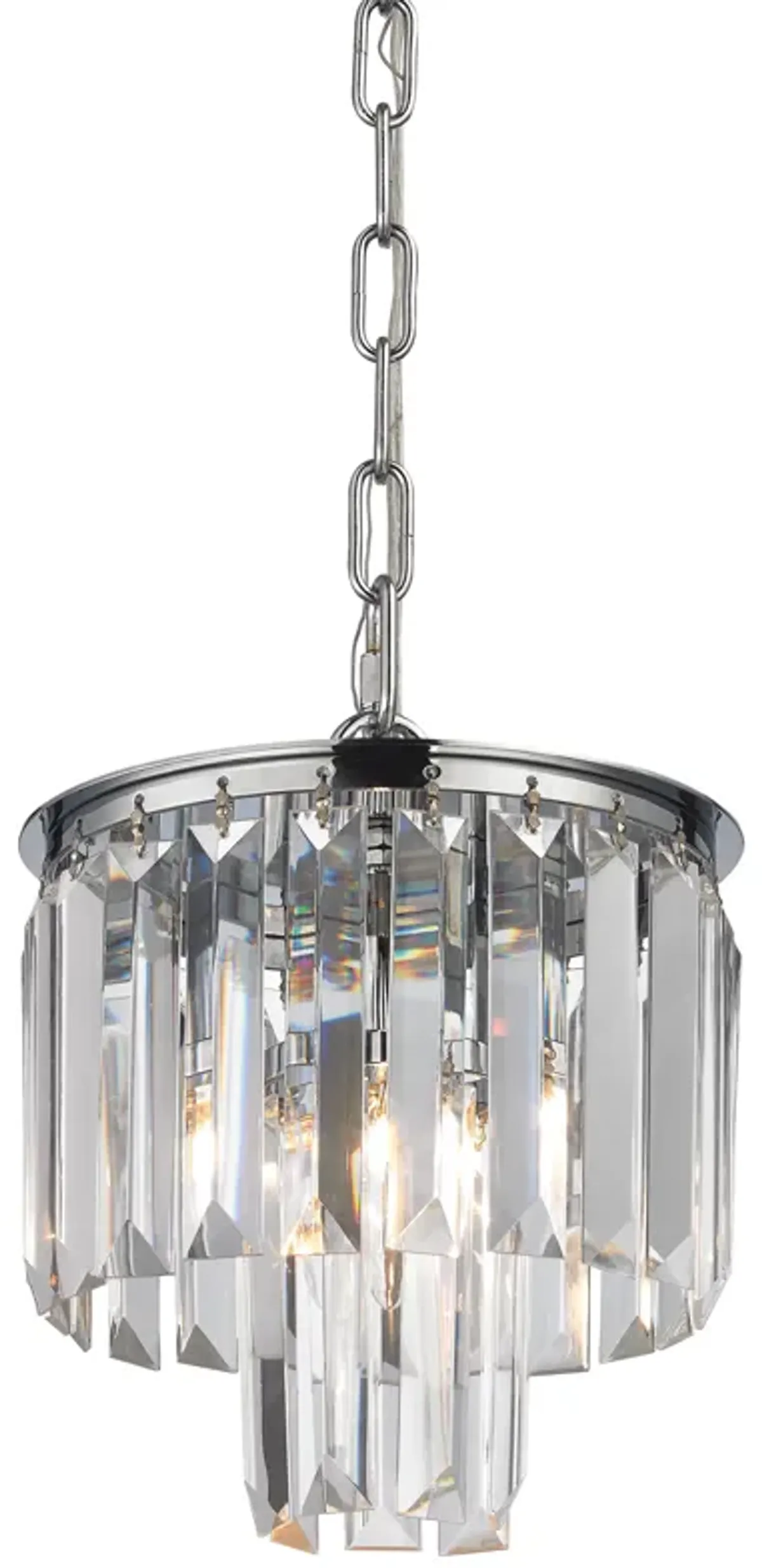 Palacial 8" Wide 1-Light Mini Pendant - Polished Chrome