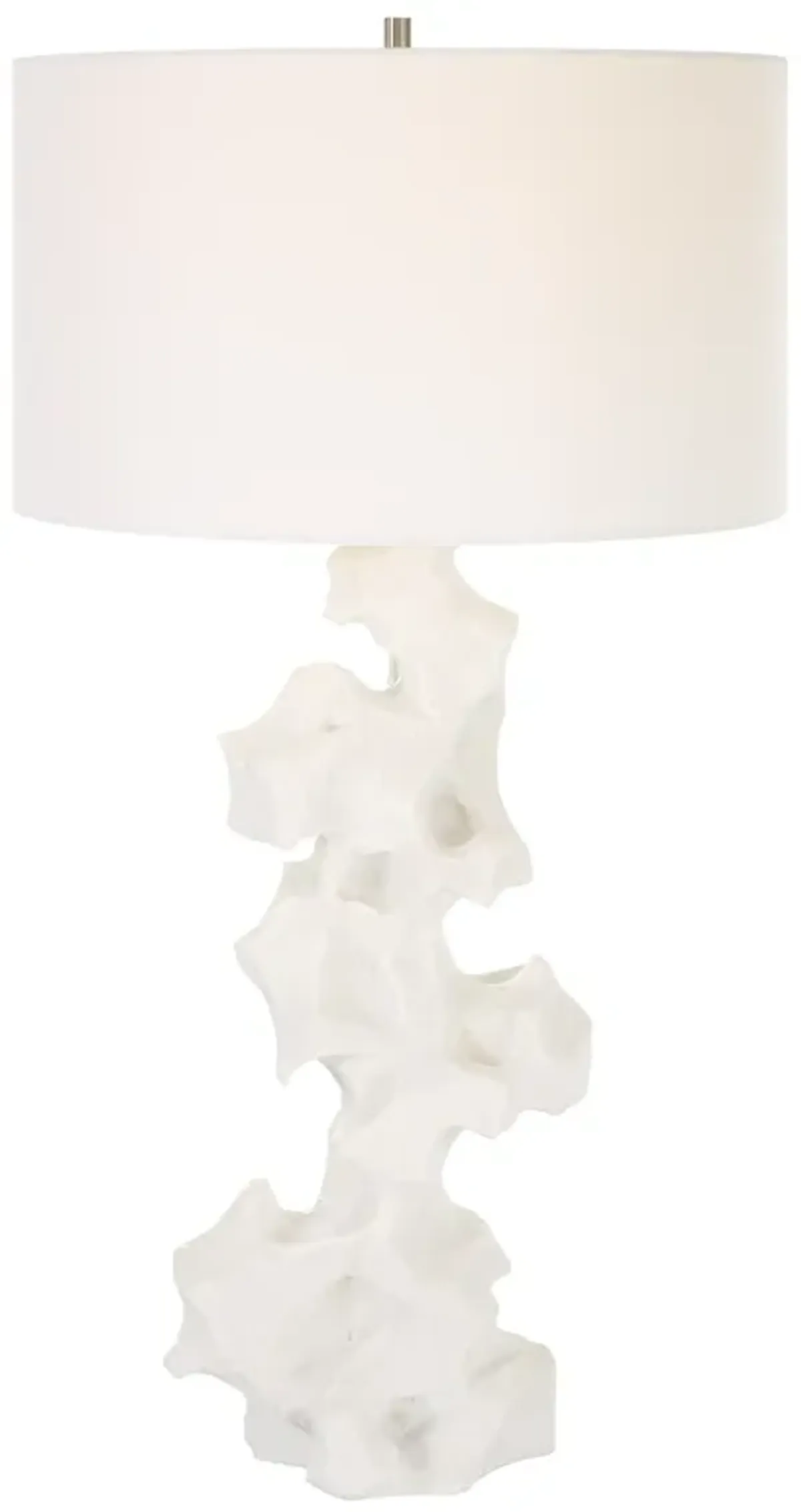 Remnant White Marble Table Lamp