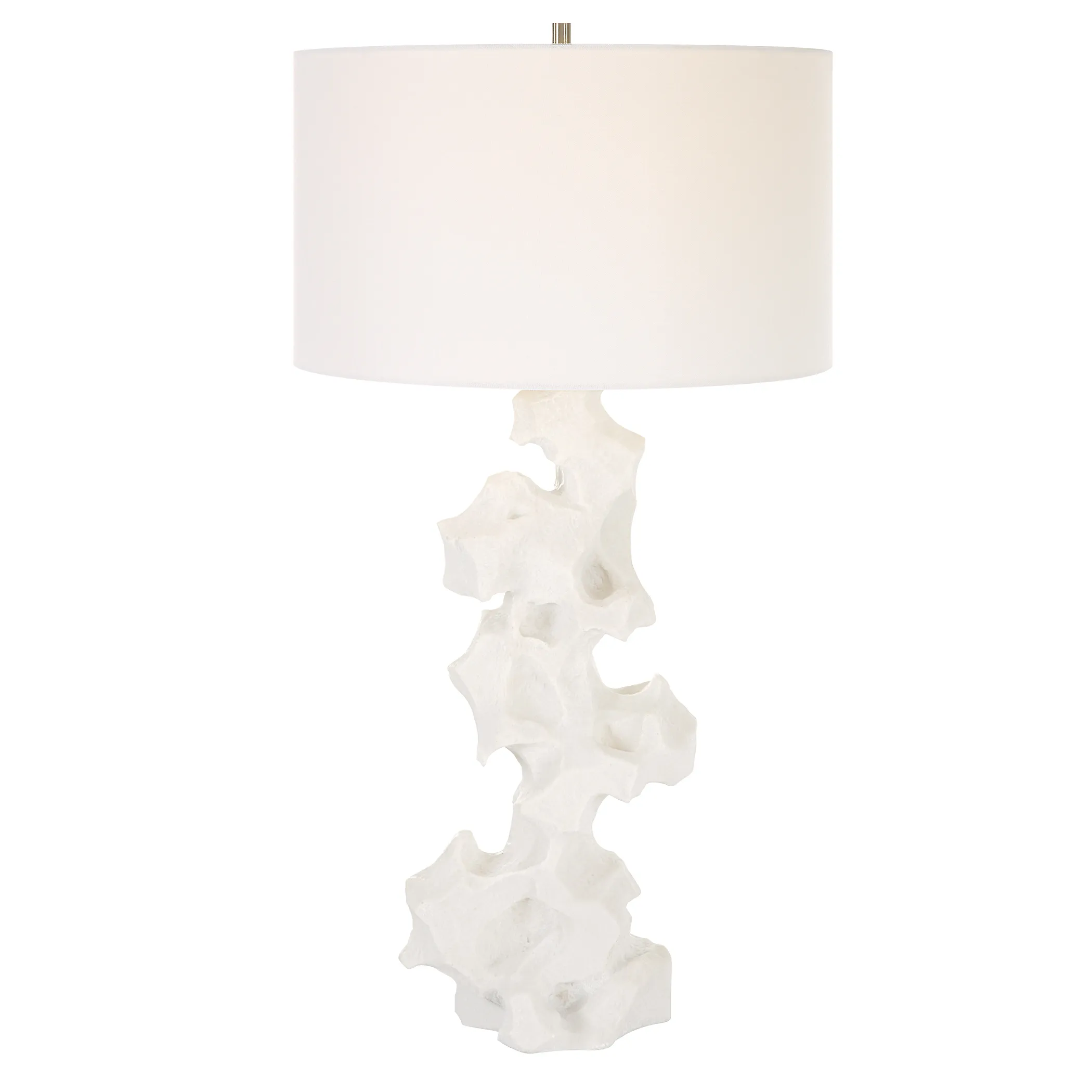 Remnant White Marble Table Lamp