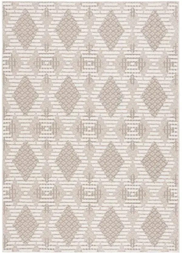 GLOBAL 420 Beige 5'-3' X 7'-6' Medium Rectangle Rug