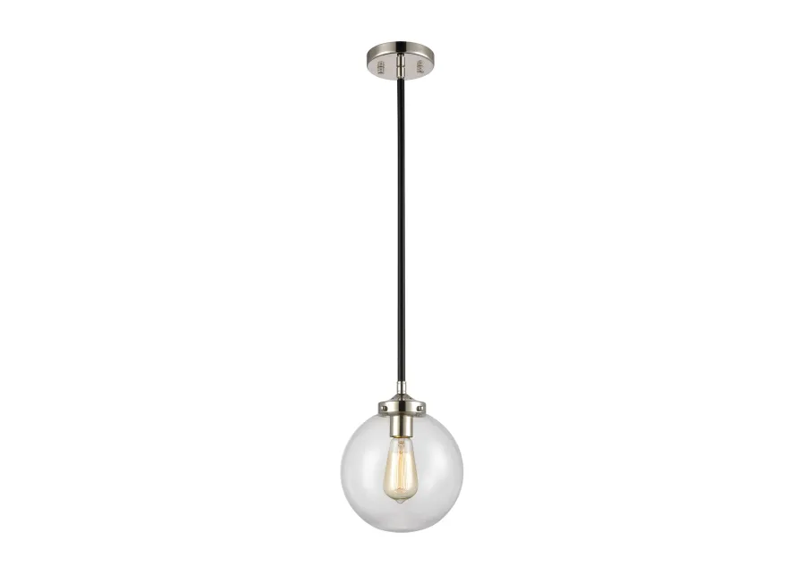 Boudreaux 8" Wide 1-Light Mini Pendant - Matte Black