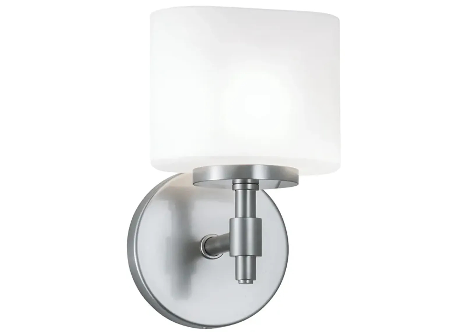 Moderne 1-Light Vanity Sconce - Brushed Nickel