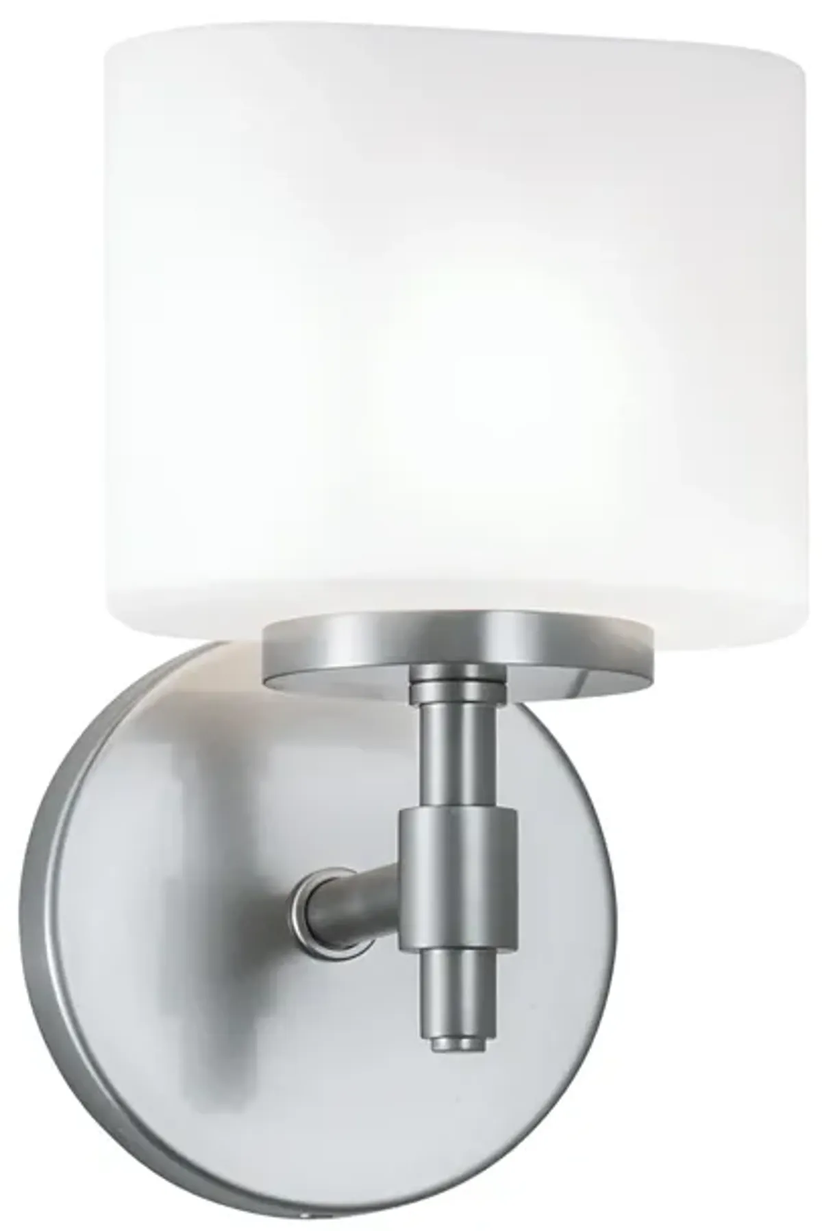 Moderne 1-Light Vanity Sconce - Brushed Nickel