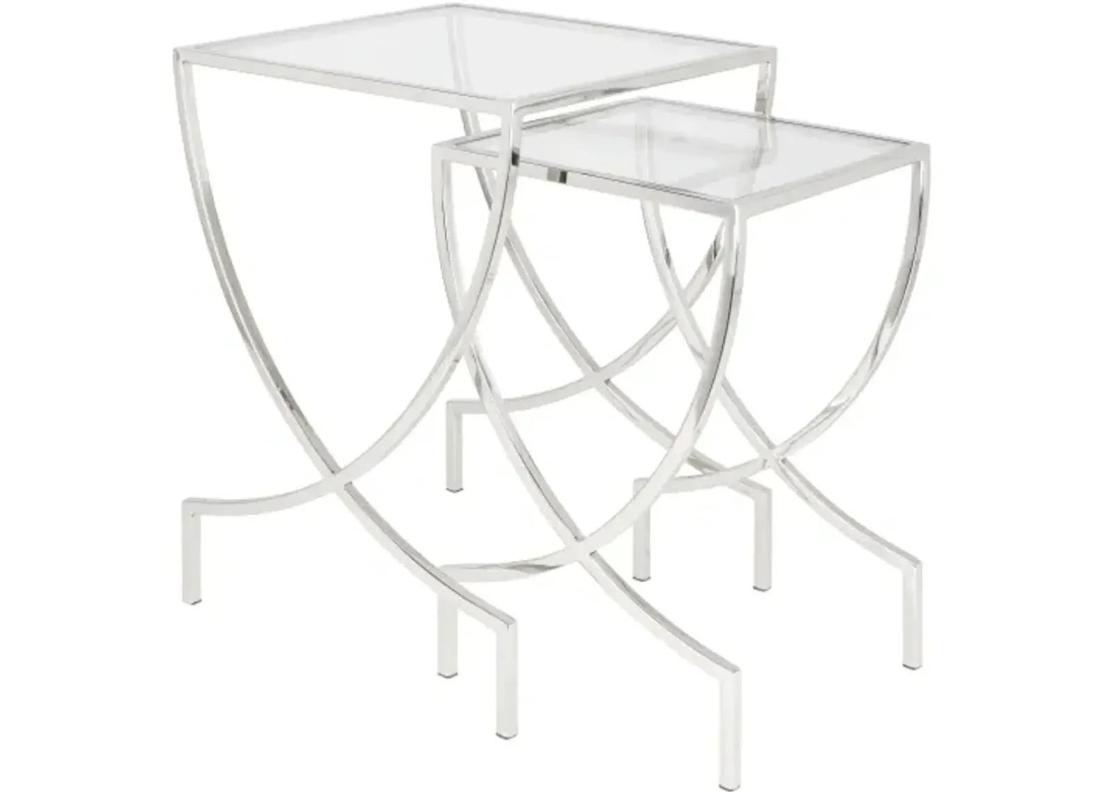 Zareen ZRN-002 24"H x 18"W x 18"D,  22"H x 14"W x 14"D End Table