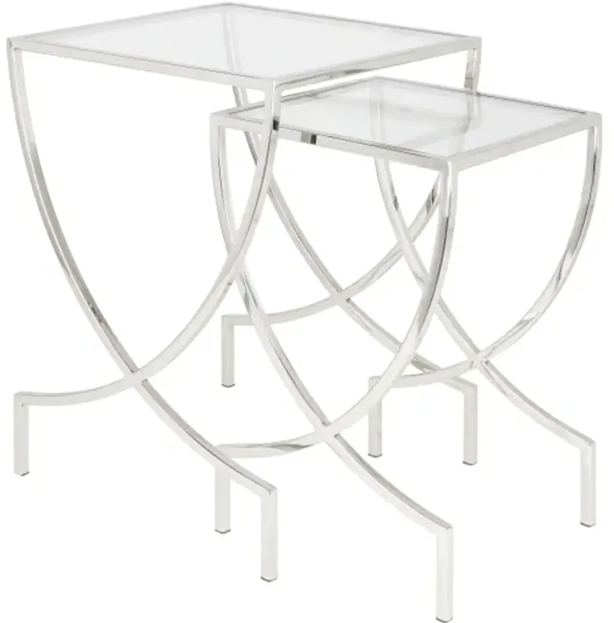 Zareen ZRN-002 24"H x 18"W x 18"D,  22"H x 14"W x 14"D End Table