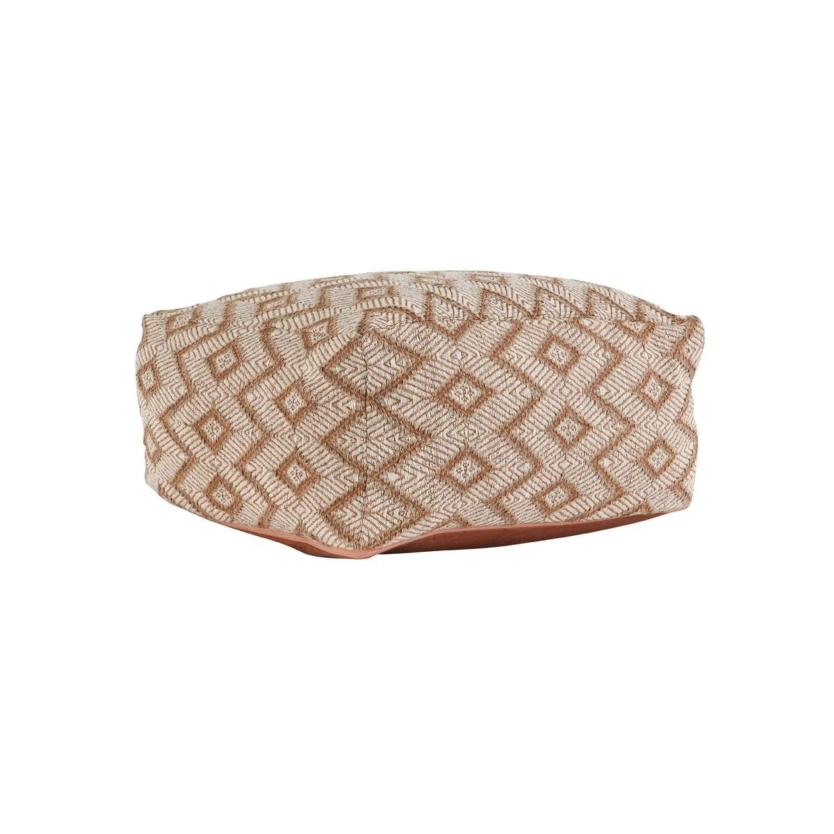 Volt Terra Cotta/Ivory Pouf 