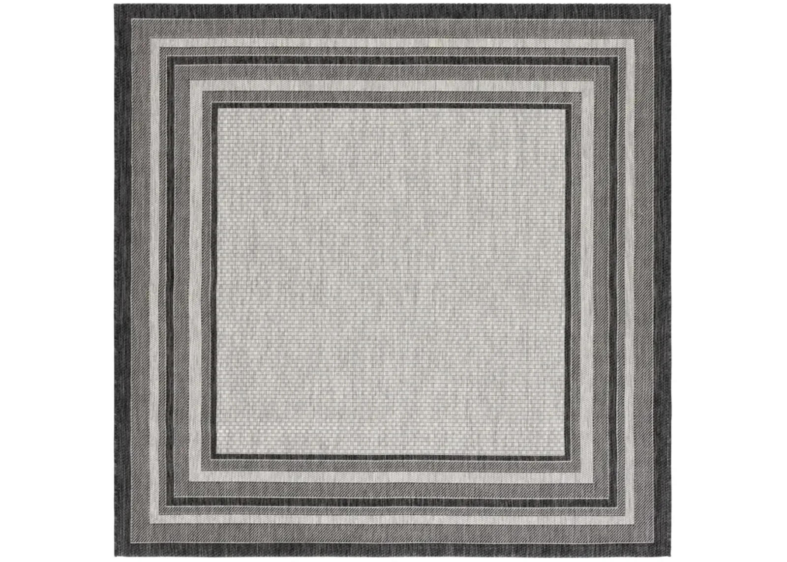 COURTYARD 8475 LIGHT GREY  10' x 10' Square Square Rug