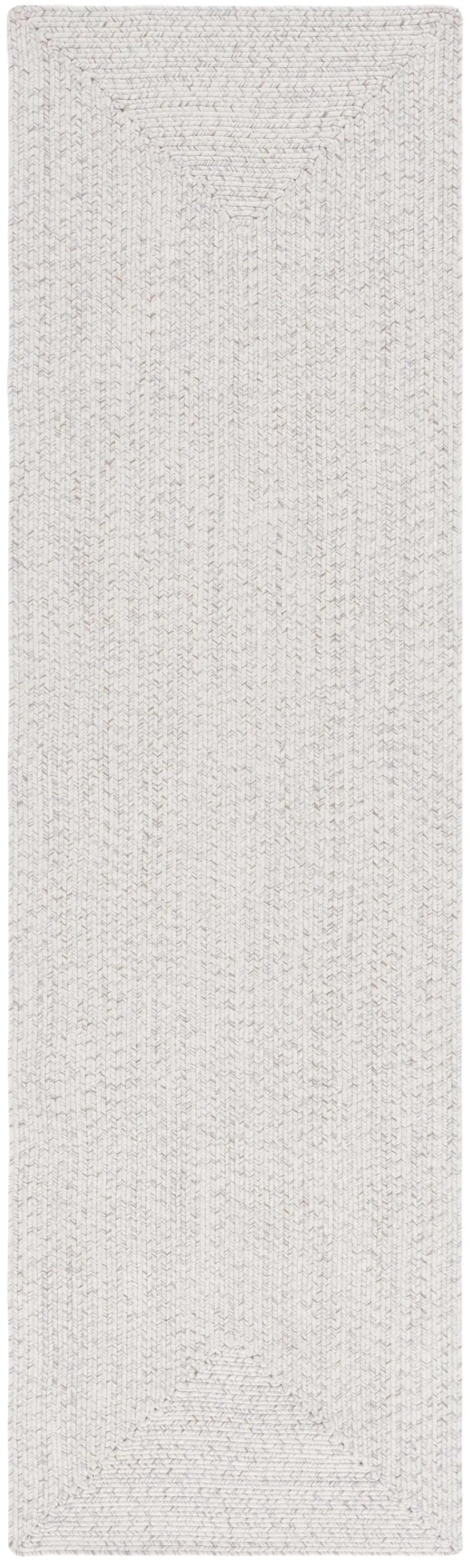 BRAIDED 201 IVORY  2'-3' x 20' Runner Rug