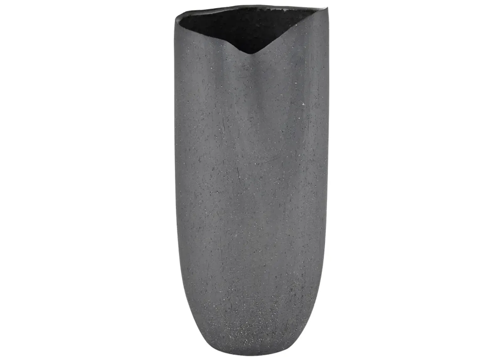 Ferraro Vase  -  Folded Black - Set of 2