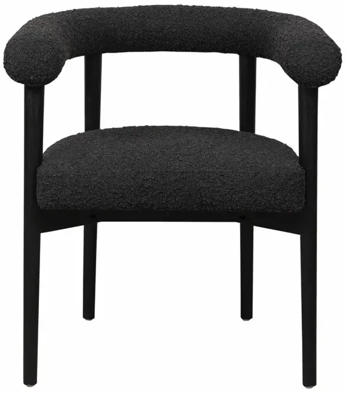 Spara Black Boucle Dining Chair