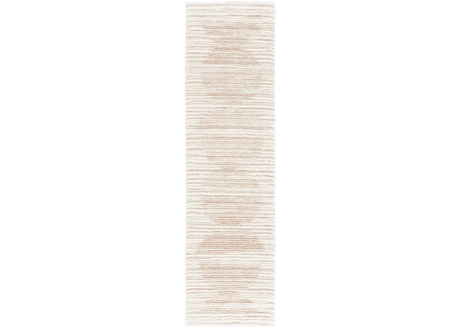 SEATTLE SHAG 911 IVORY  2'-3' x 8' Runner Rug