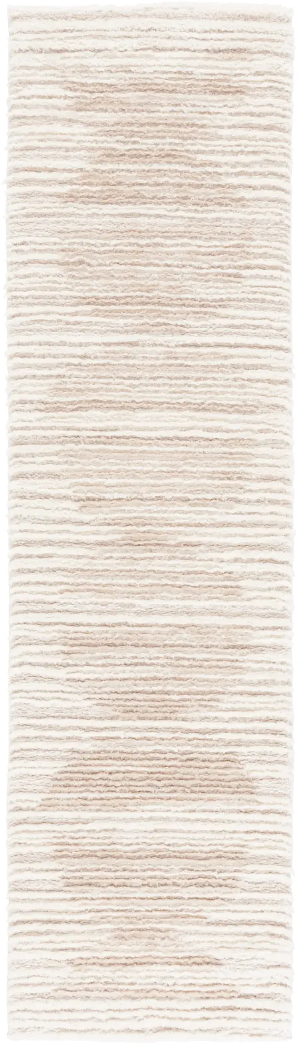 SEATTLE SHAG 911 IVORY  2'-3' x 8' Runner Rug