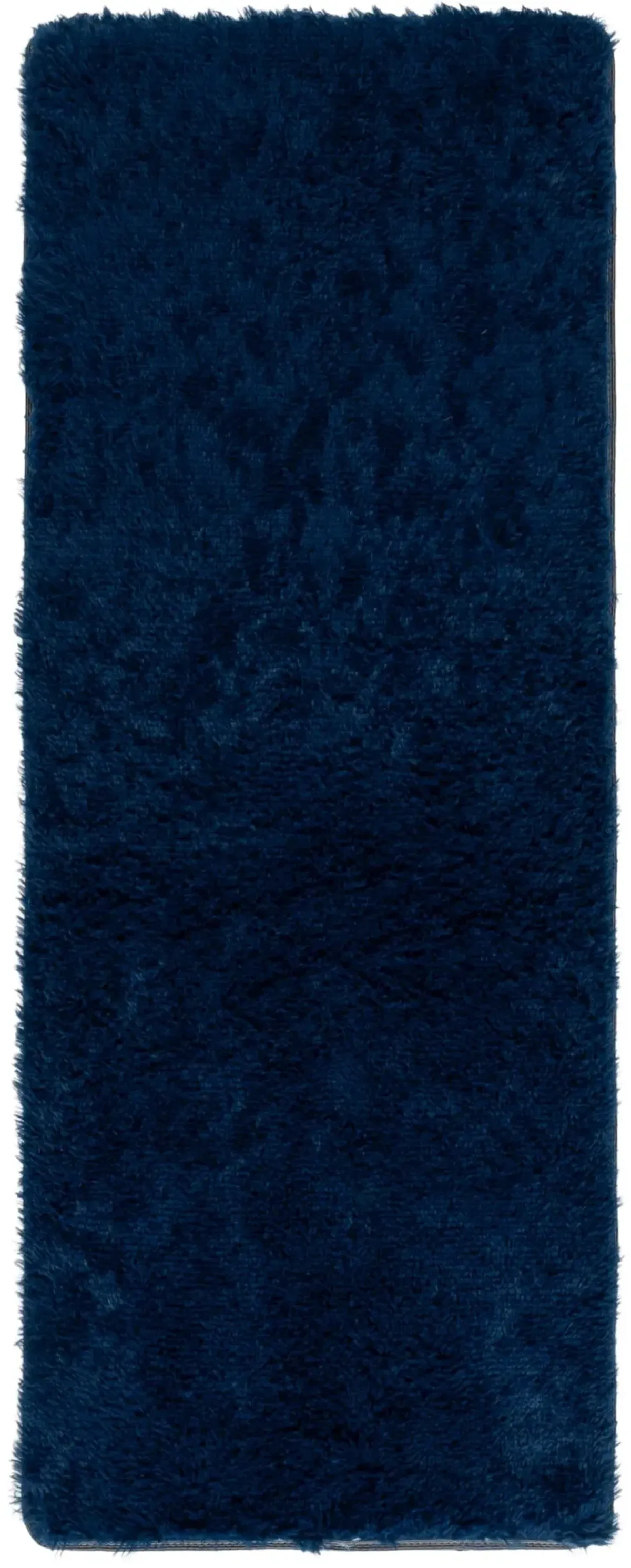 RAINBOW SHAG 101 NAVY 2'-3' x 6' Runner Rug