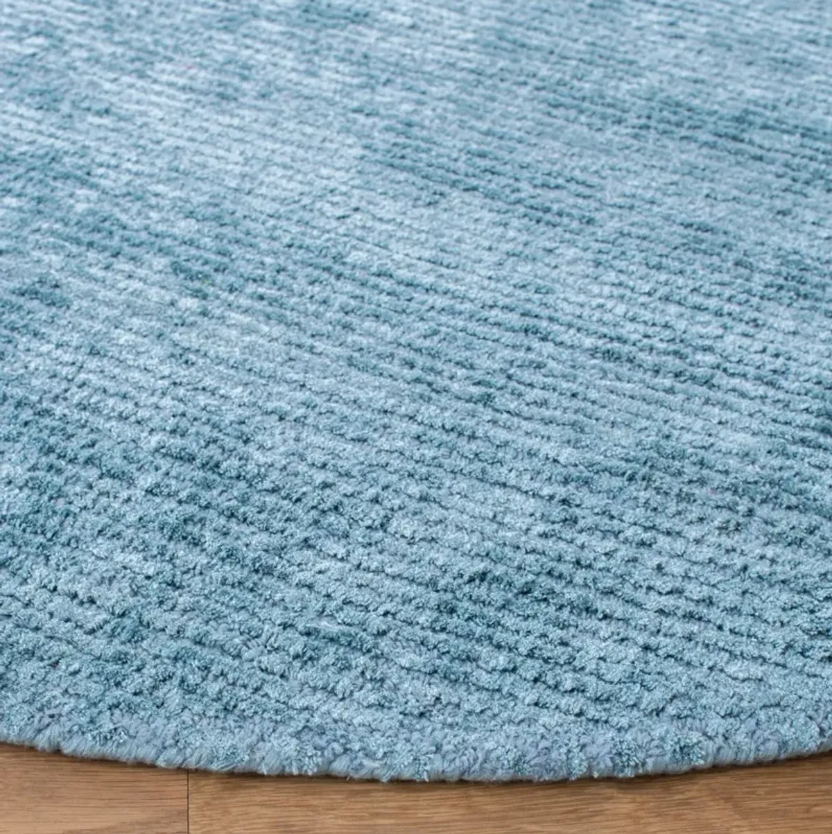 HIMALAYA 152 BLUE 4' x 4' Round Round Rug