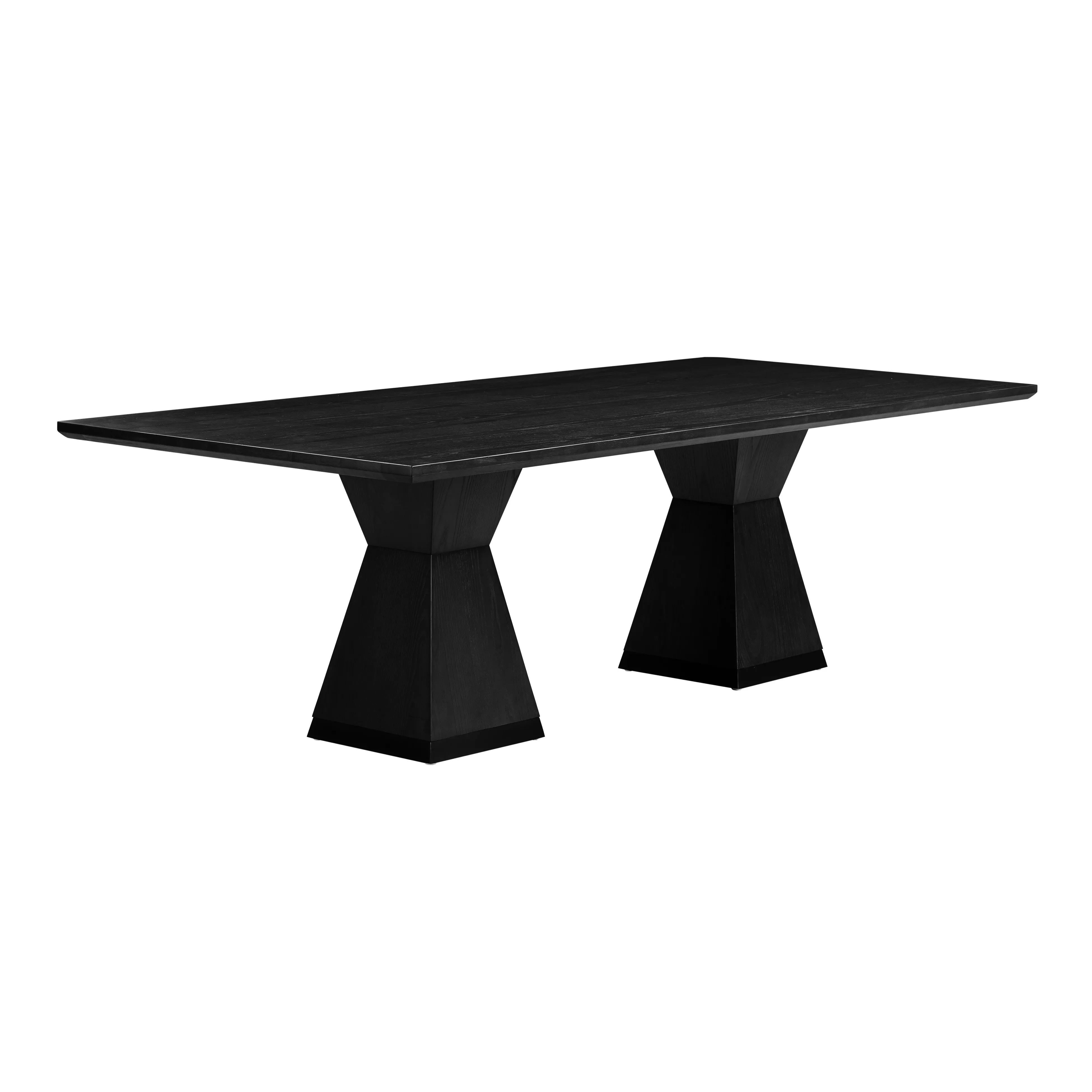 Nolan Black Wood Dining Table