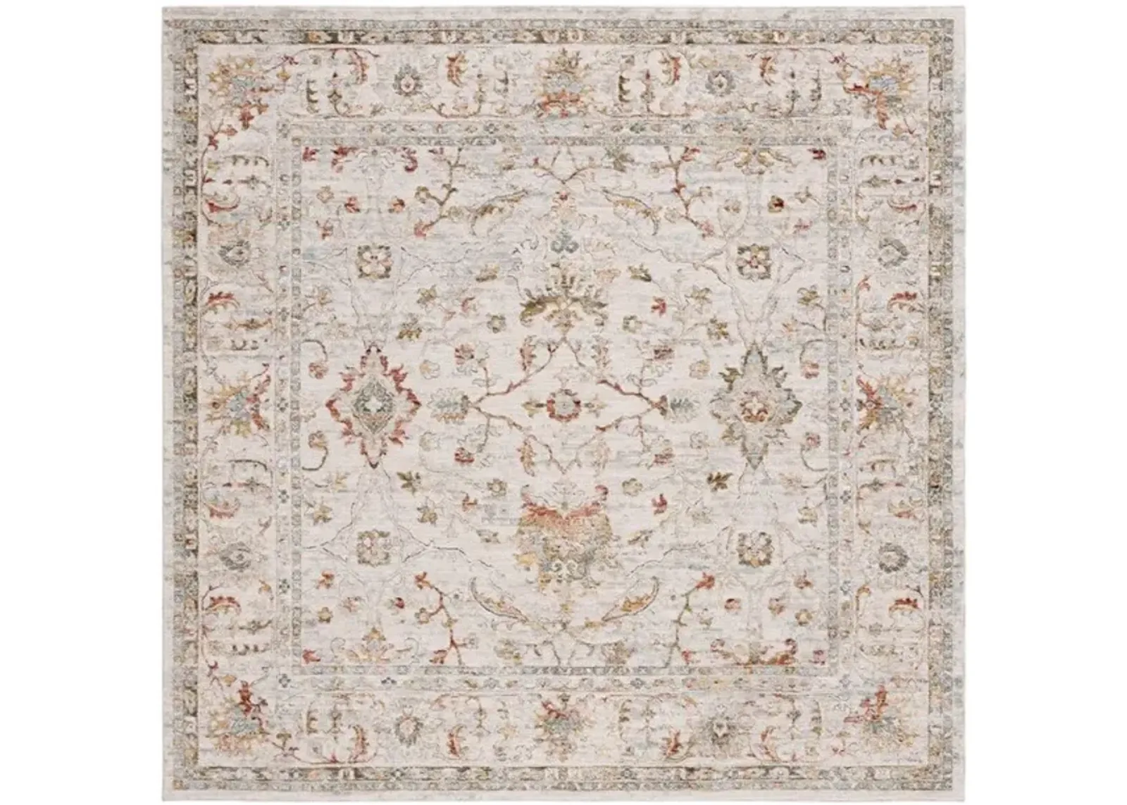 HAMILTON 114 Red 6'-7' X 6'-7' Square Square Rug