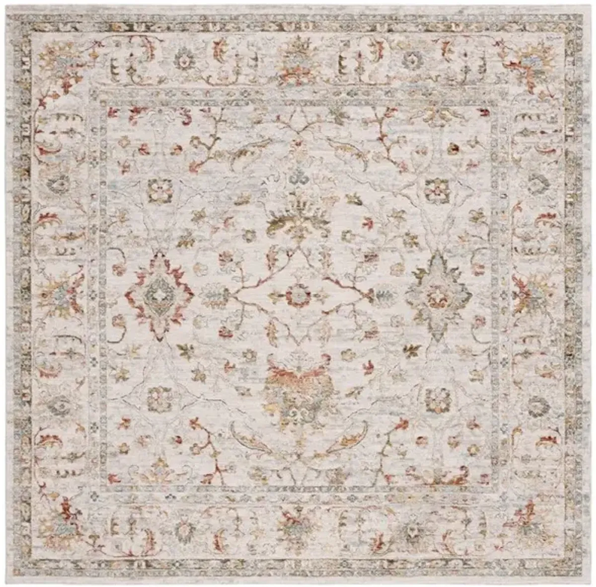 HAMILTON 114 Red 6'-7' X 6'-7' Square Square Rug