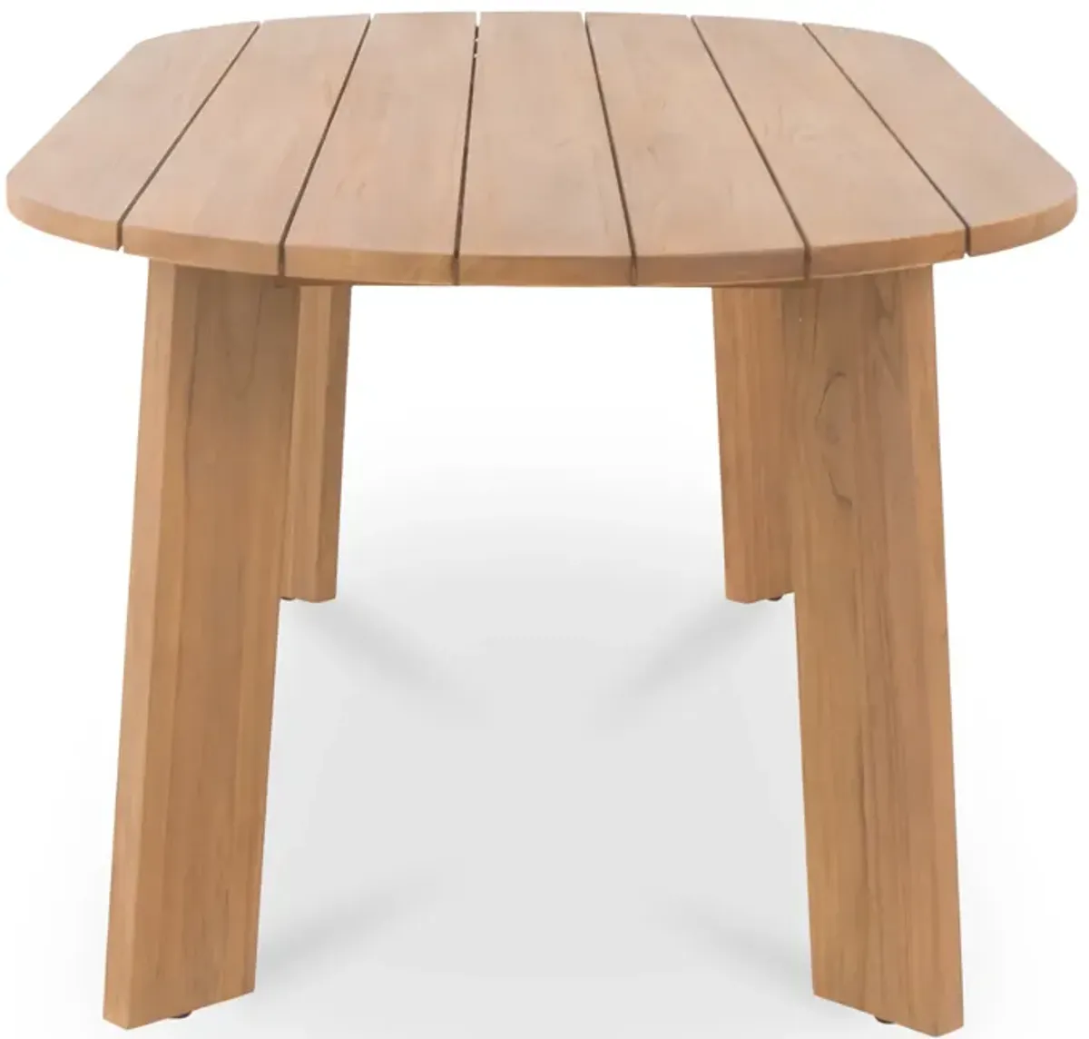 Delta Oval Outdoor Dining Table Natural