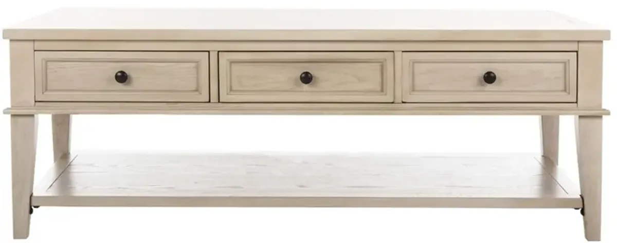 MANELIN COFFEE TABLE WITH STORAGE DRAWERS 