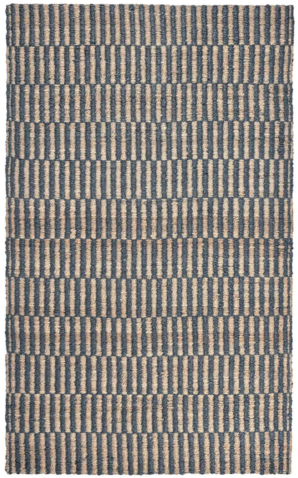 Monterey 5'x8' Jute Handwoven Sustainable Blue Accent Area Rug