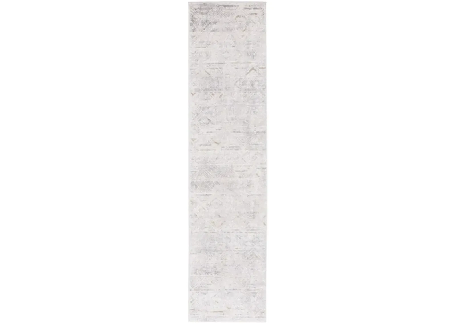 PALMA 332 Grey 2'-2' X 9' Runner Rug