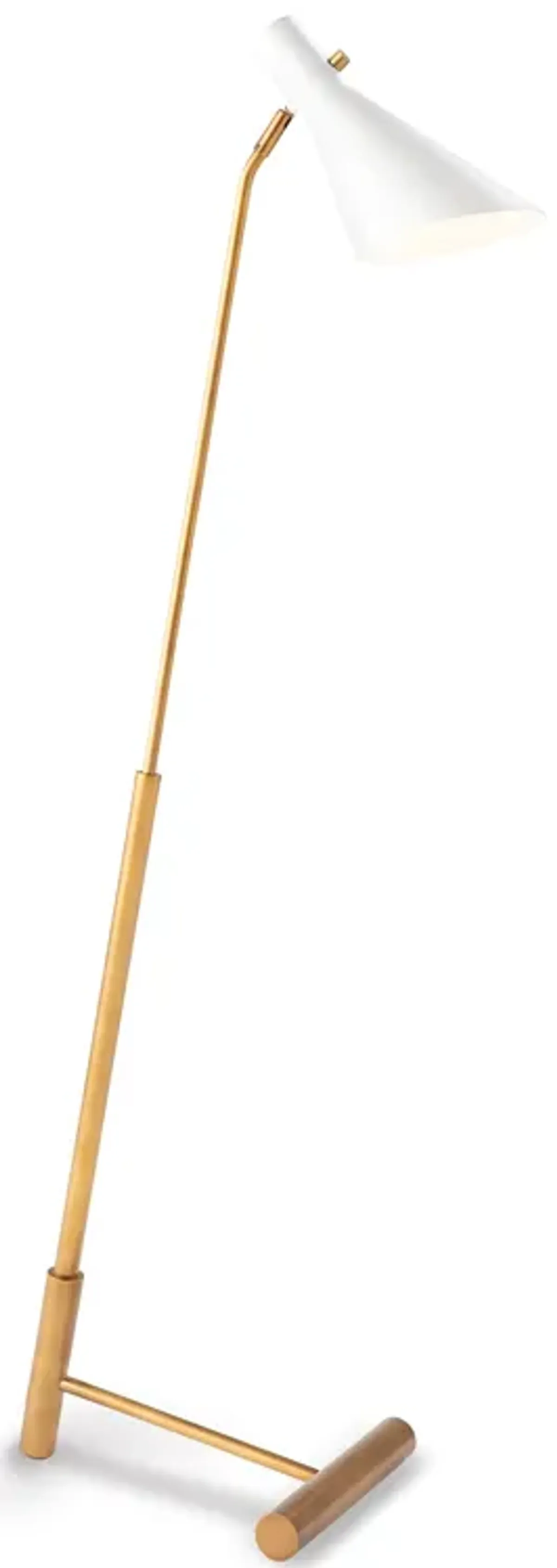 Spyder Floor Lamp Spyder Floor Lamp (white And Natural Brass)