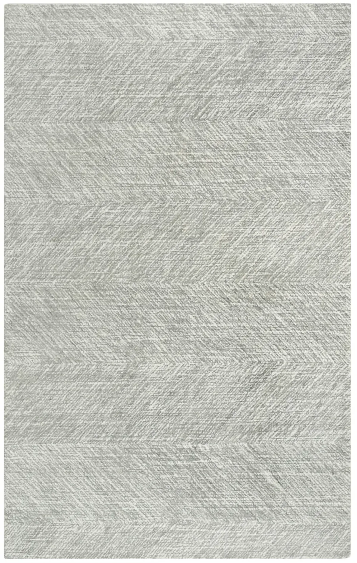 Etchings Gray Geometric  Wool 8'6" x 11'6" Rectangle Rug