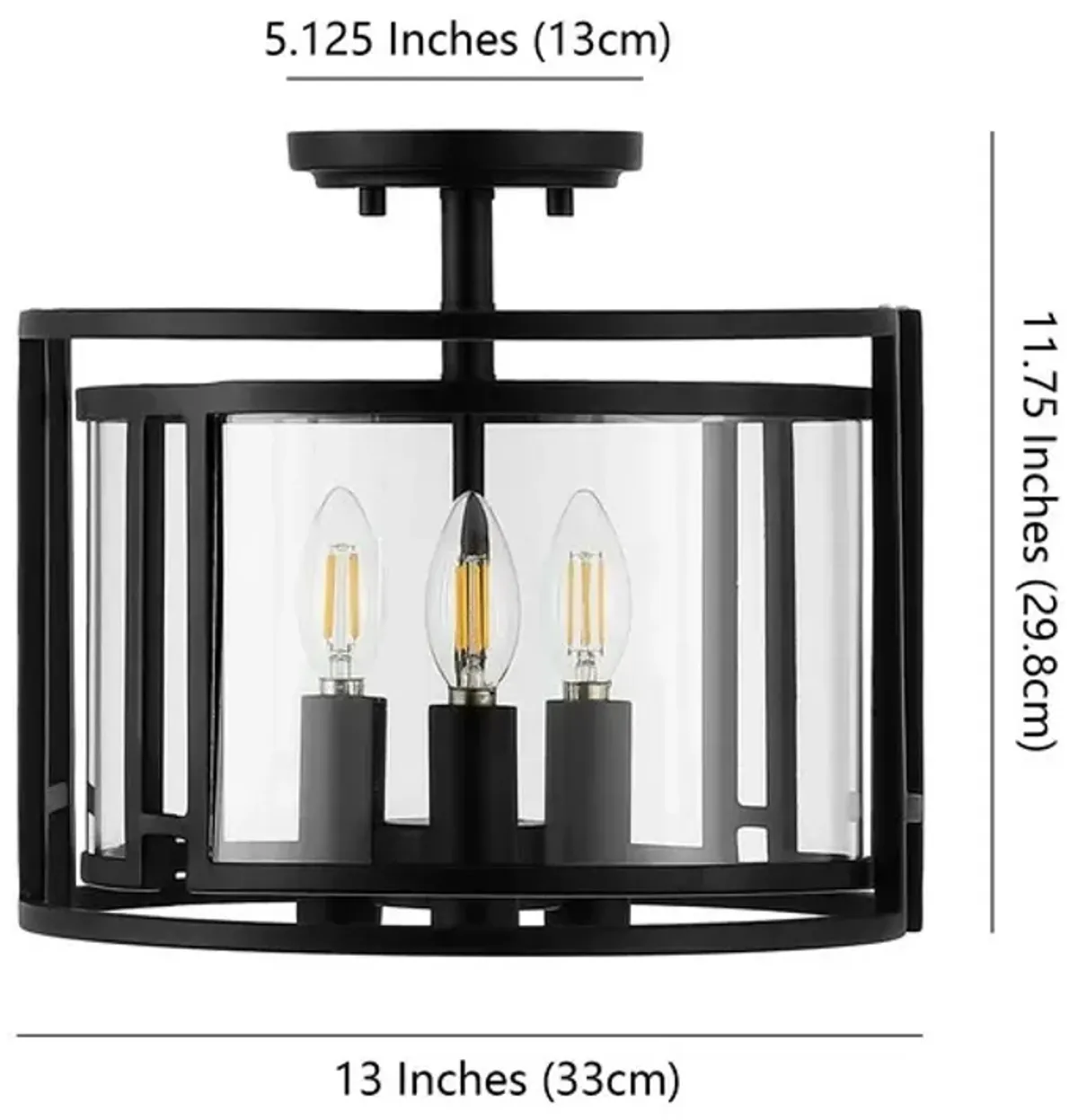 YARLIN FLUSH MOUNT