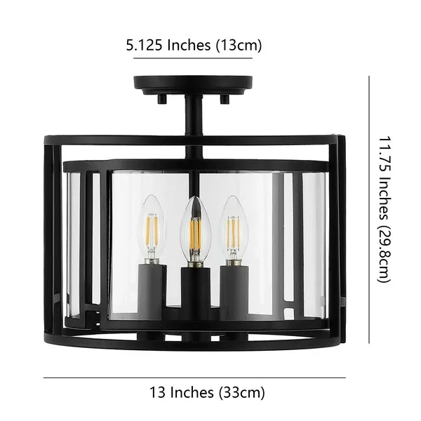 YARLIN FLUSH MOUNT