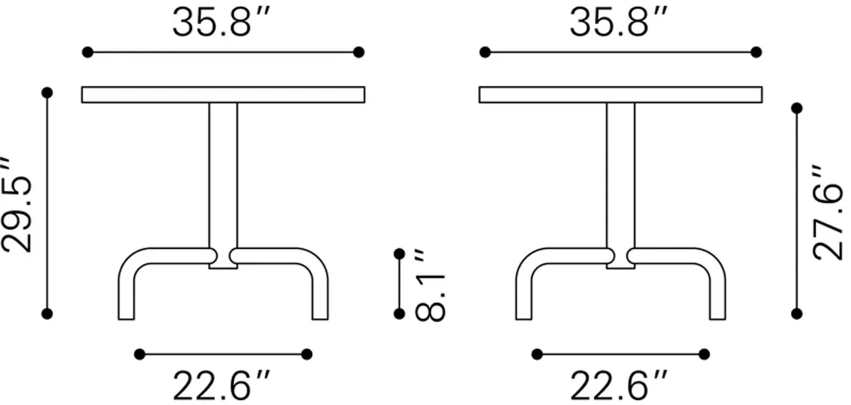 Neum Bistro Table Black