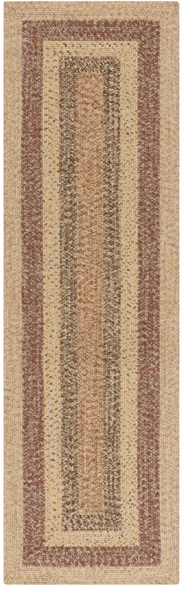 BRAIDED Hand Woven 2'-3' x 8' runner