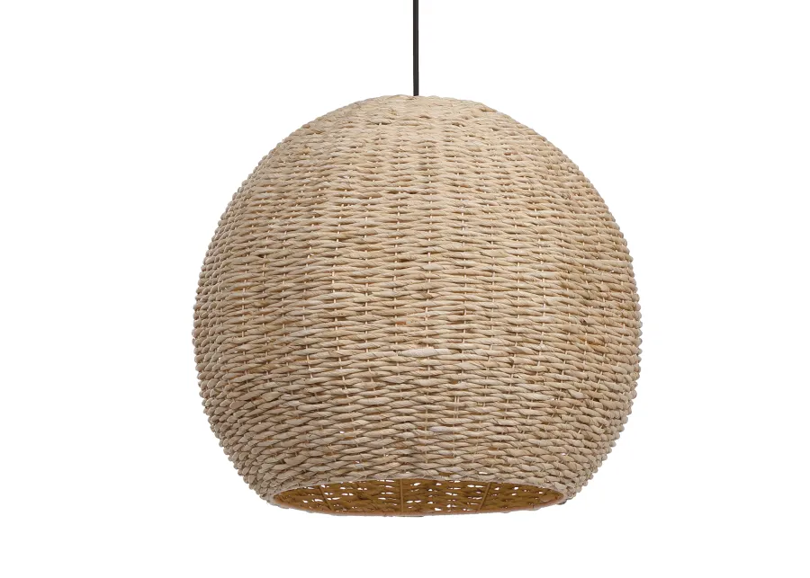  Seagrass 1 Light Dome Pendant