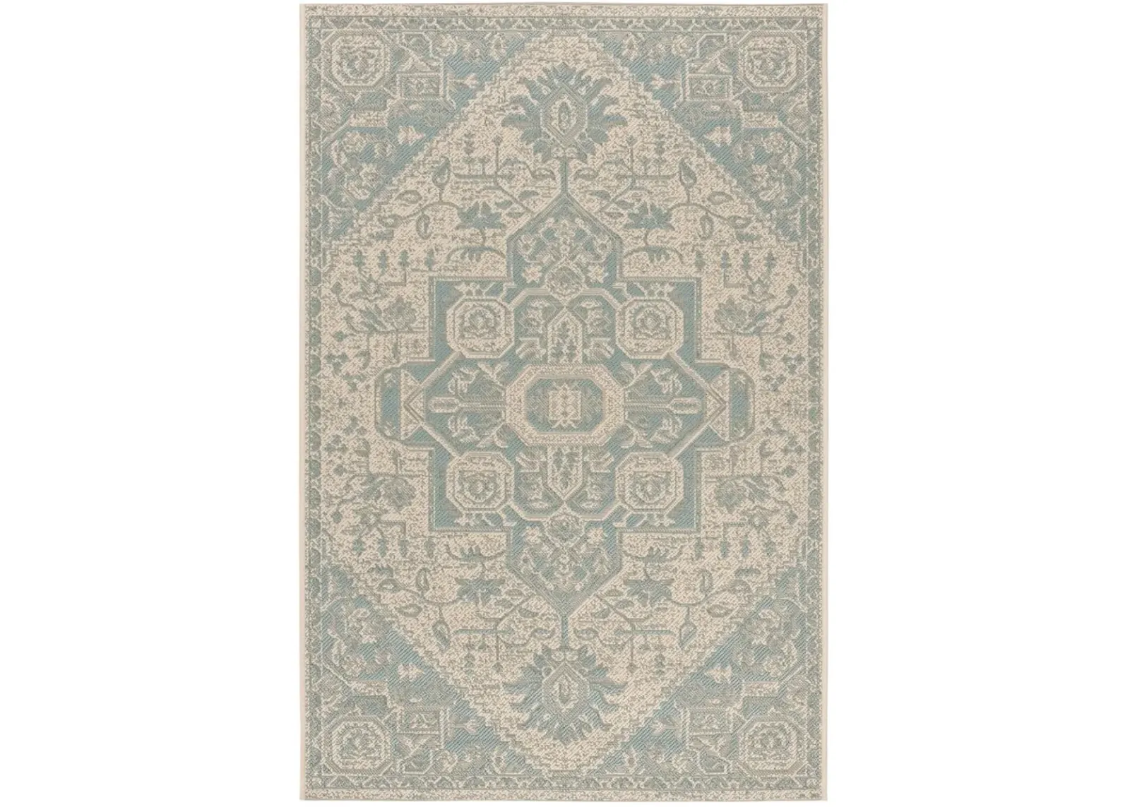 BEACH HOUSE 138 Blue 6'-7' X 9'-2' Medium Rectangle Rug