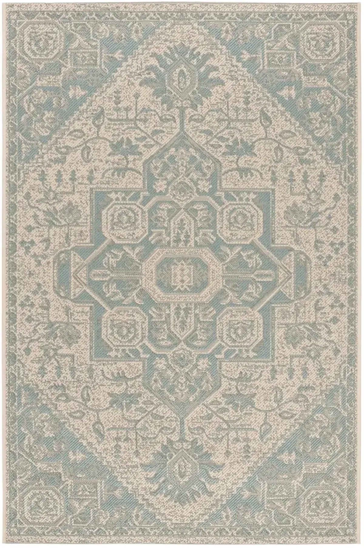 BEACH HOUSE 138 Blue 6'-7' X 9'-2' Medium Rectangle Rug