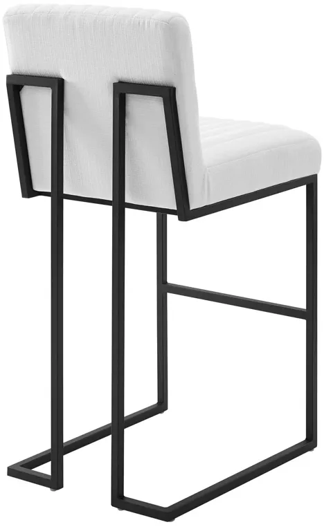 Indulge Channel Tufted Fabric Bar Stool