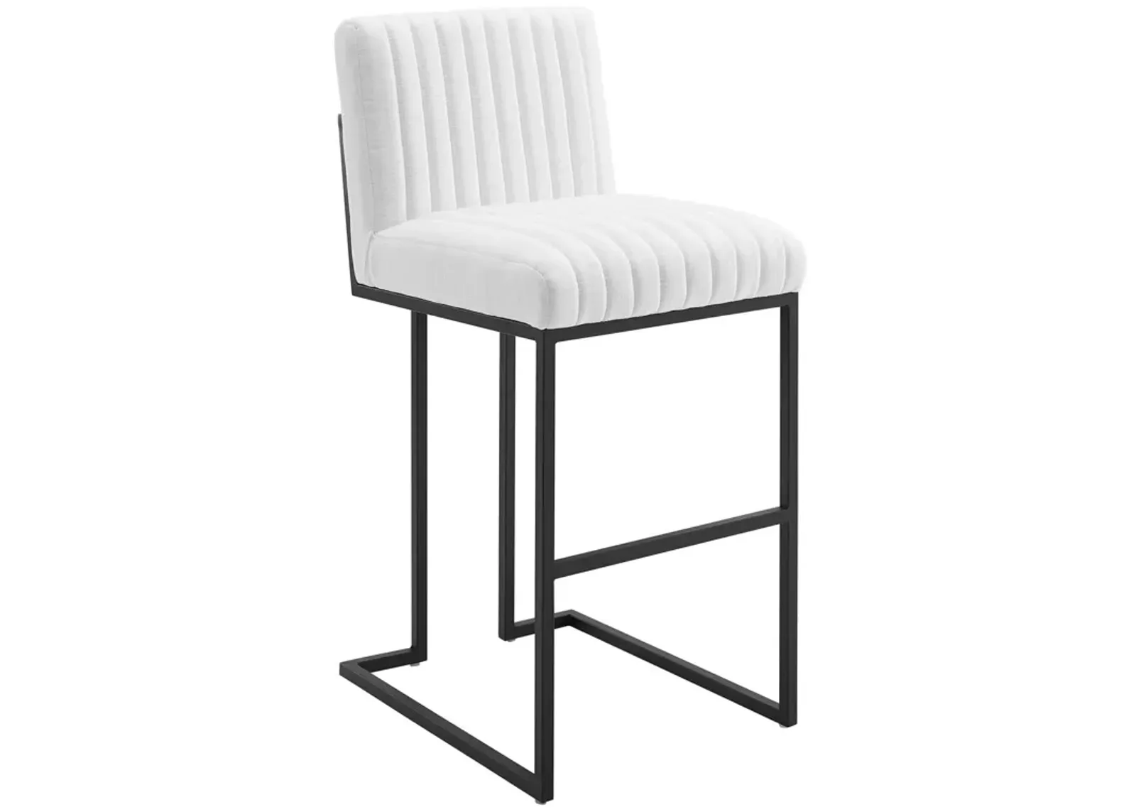 Indulge Channel Tufted Fabric Bar Stool